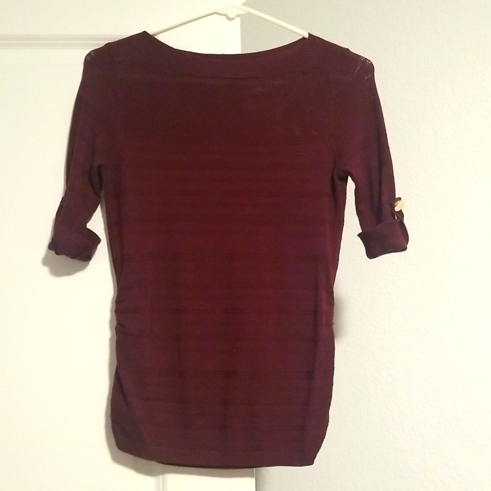 Burgundy sweater